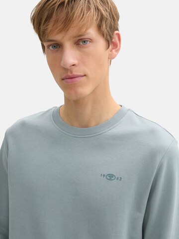 TOM TAILOR Sweatshirt in Green