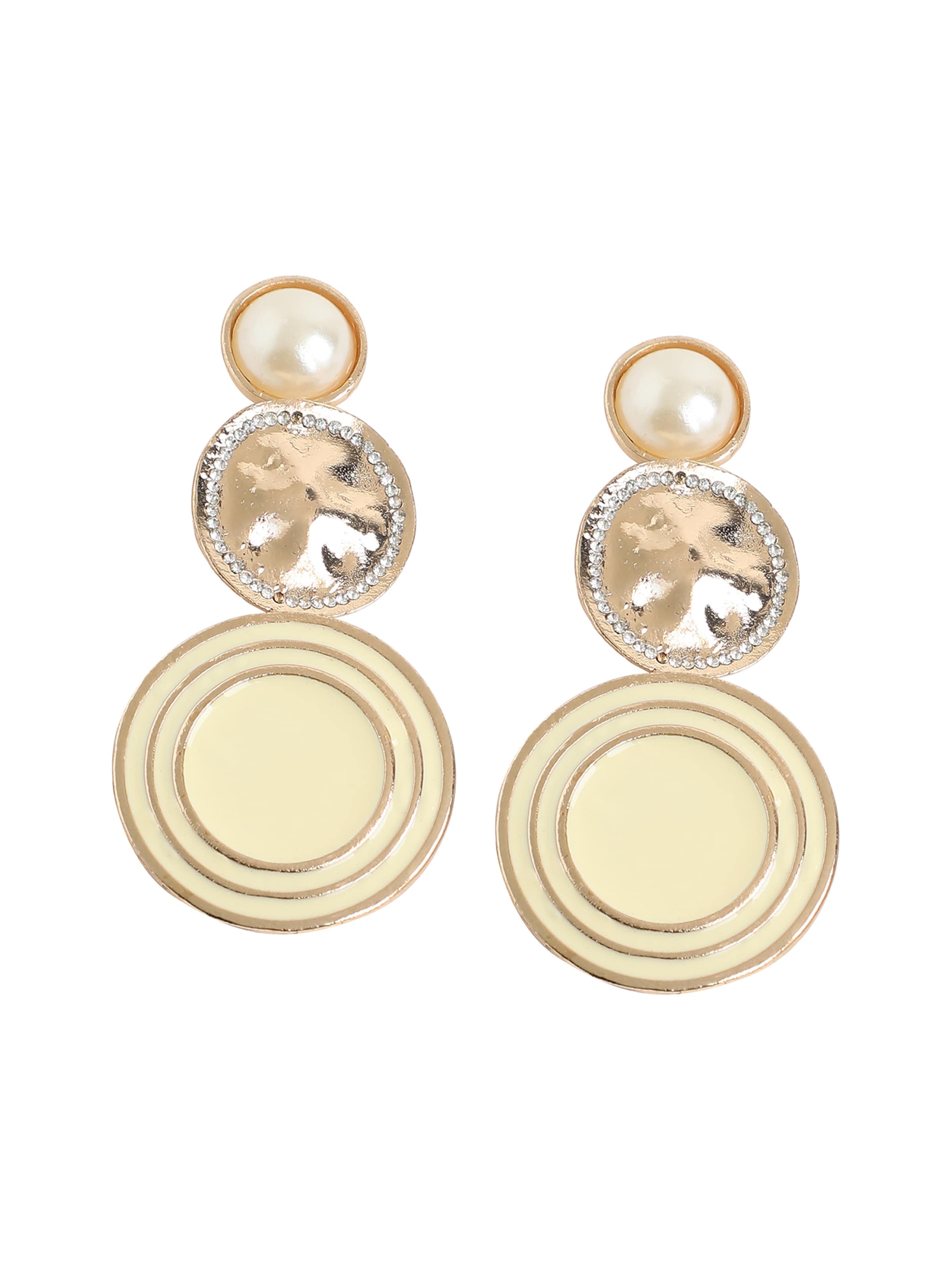 SOHINaušnice - bijela boja: prednji dio