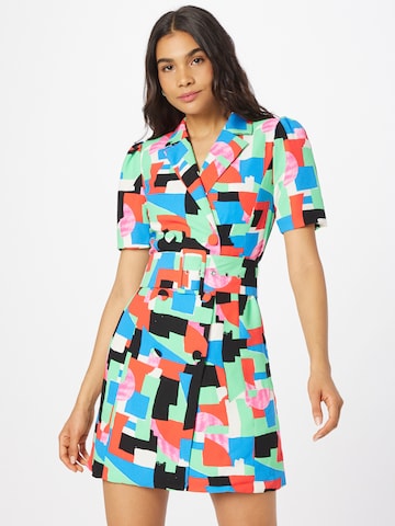 Warehouse Dress in Mixed colors: front