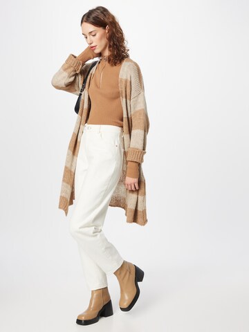 ZABAIONE Knit cardigan 'Jana' in Beige