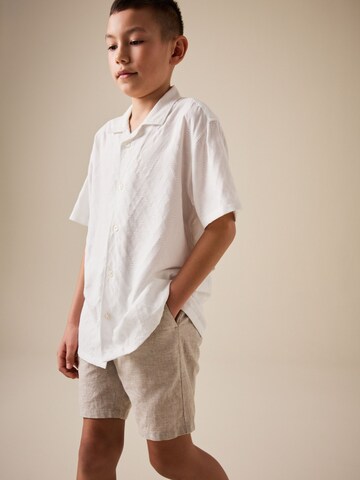 Next Средняя посадка Рубашка в Белый