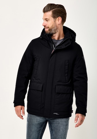 REDPOINT Winter Parka in Black: front