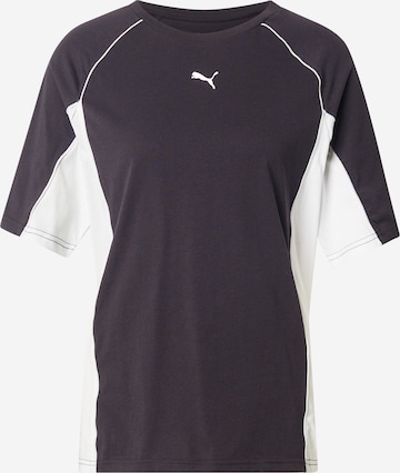 PUMA Функциональная футболка в Черный: спереди