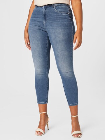 ONLY Curve Skinny Jeans 'MILA' in Blau: predná strana