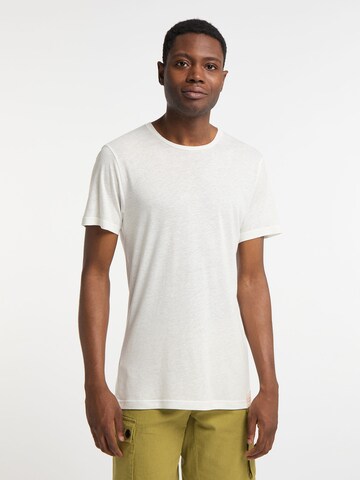 SOMWR Shirt 'RESOURCING' in Beige: front