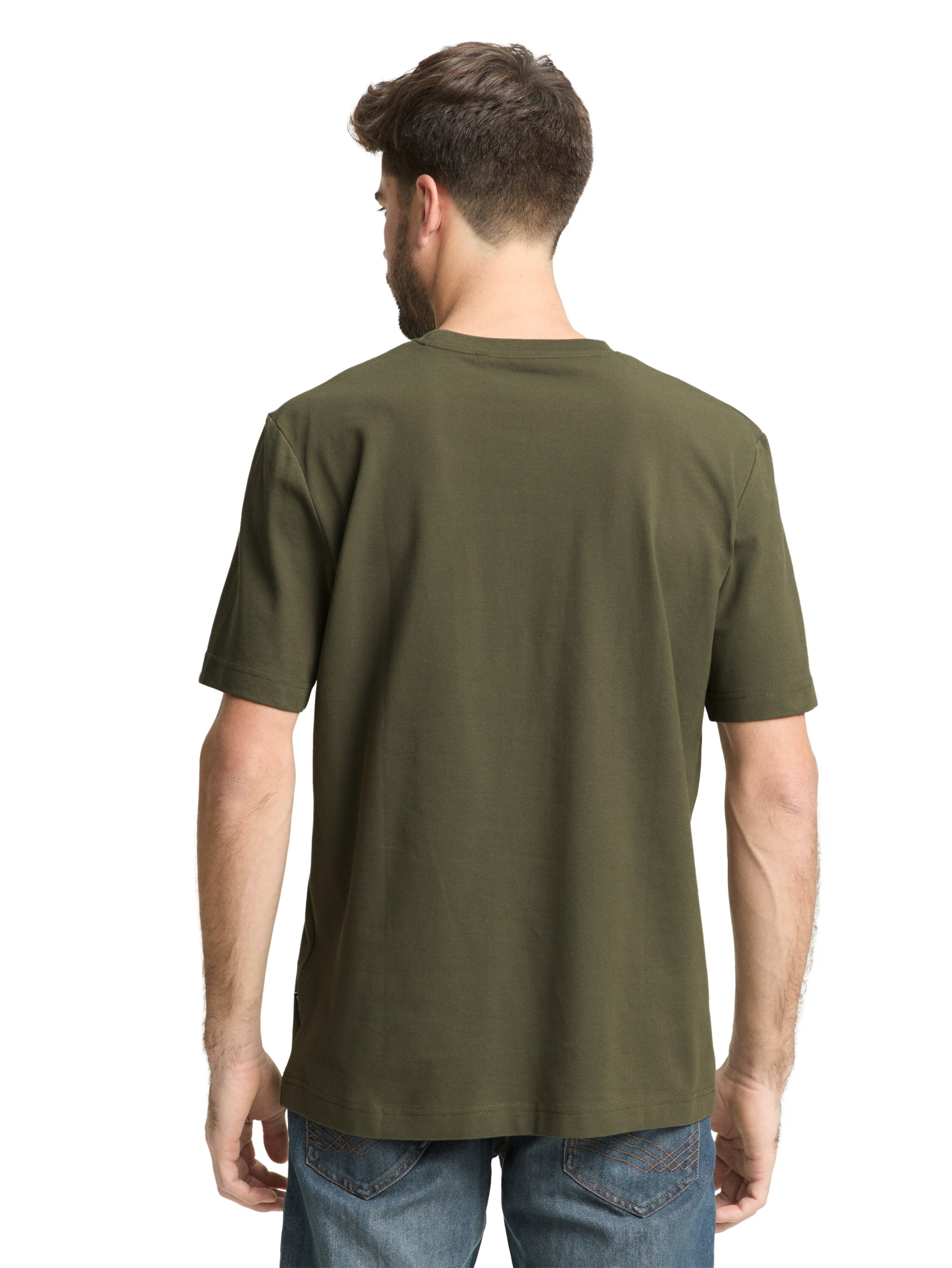 TOM TAILOR T-Shirt in Grün