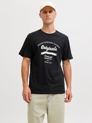 JACK & JONES Shirt in Black: front