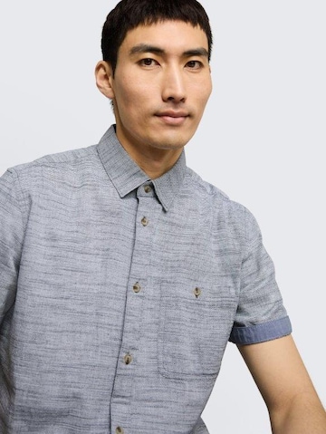TOM TAILOR Regular fit Button Up Shirt in Blue