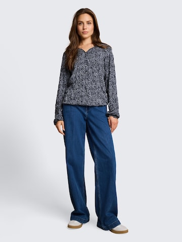 TOM TAILOR Bluse in Blau