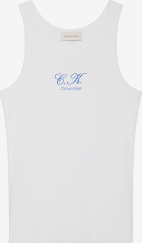 Haut Calvin Klein Jeans en blanc : devant