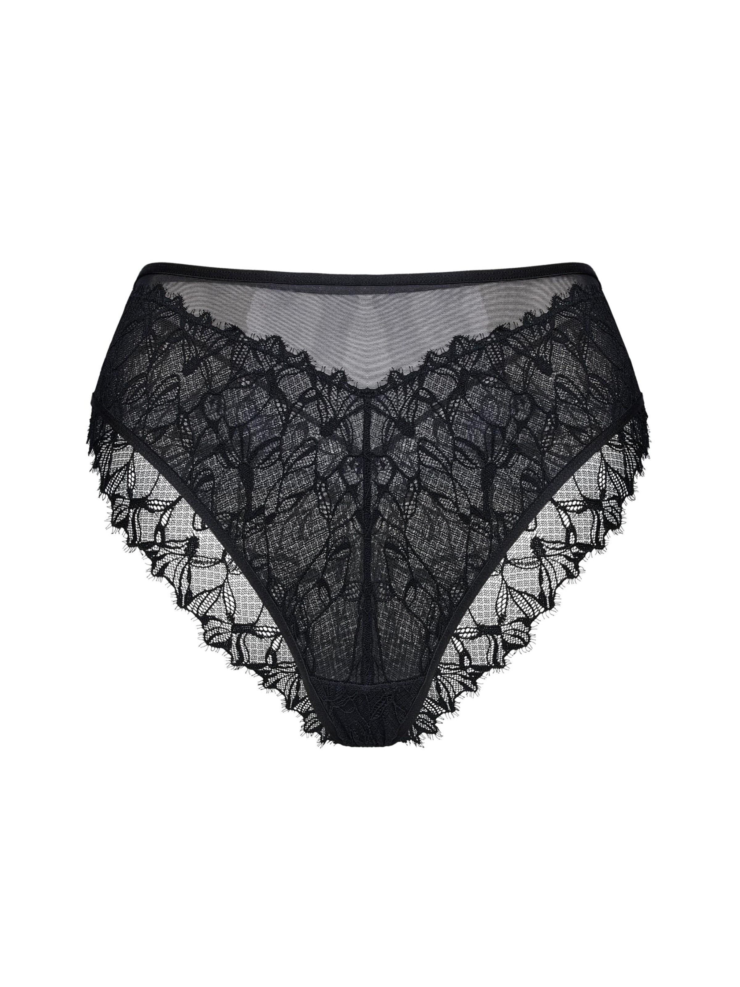 ESOTIQ Boyshorts 'C'Mon' in Black: front