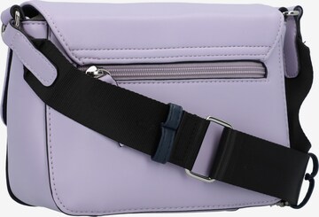 TOM TAILOR DENIM Crossbody Bag 'Saskia' in Purple