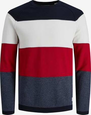 JACK & JONES Trui 'Gustav' in Rood: voorkant