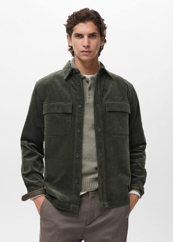 MANGO MAN Jacke 'Baku' in Grün: Vorderseite