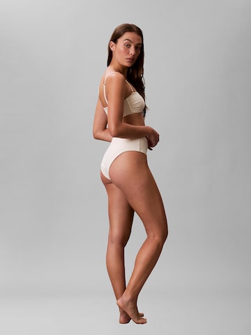 Calvin Klein Swimwear Bandeau Bikinitop 'Essentials' in Beige