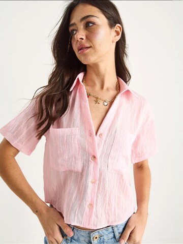 Bianco Lucci - Blusa em rosa