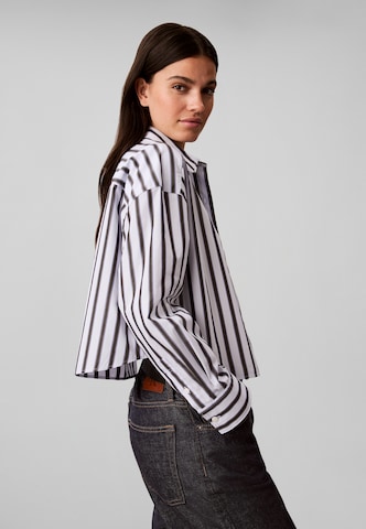 Calvin Klein JeansBluza - ljubičasta boja: bočni dio