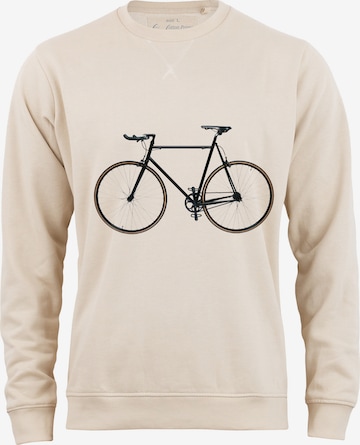 Sweat-shirt 'Bike-Fahrrad' Cotton Prime en beige : devant