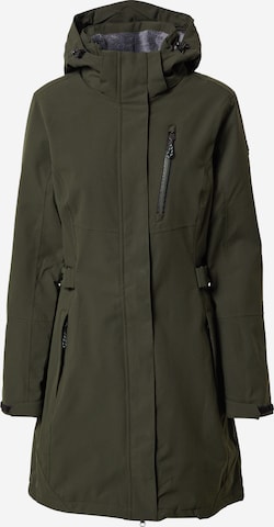 KILLTEC Outdoorová bunda – zelená: přední strana