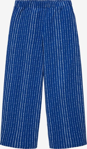 Wide Leg Pantalon TOM TAILOR DENIM en bleu : devant