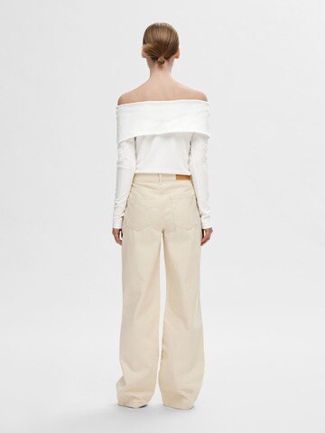 T-shirt SELECTED en blanc