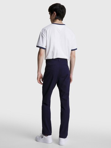 Coupe slim Pantalon chino 'Austin' Tommy Jeans en bleu