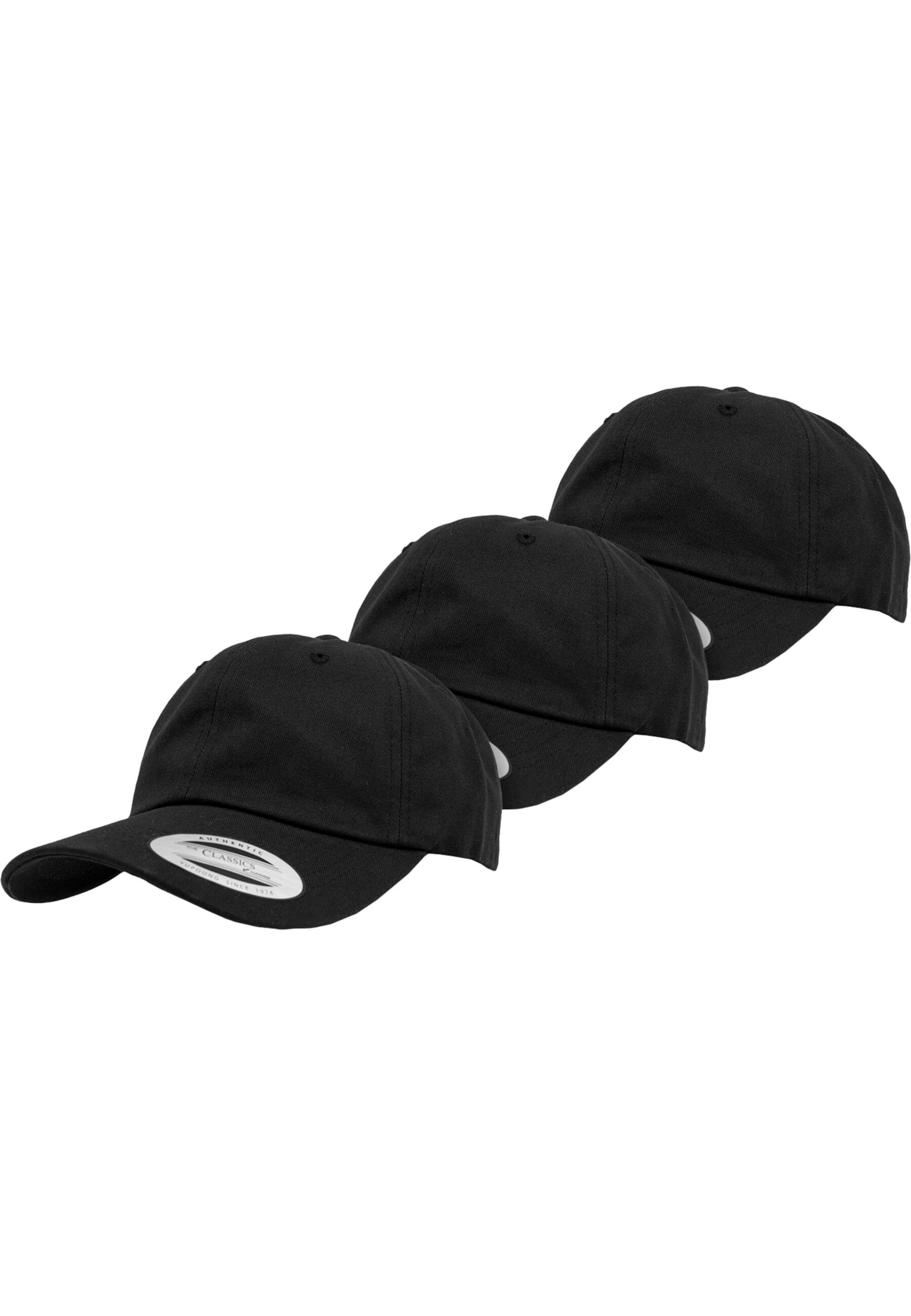 Flexfit Cap in Schwarz: Vorderseite