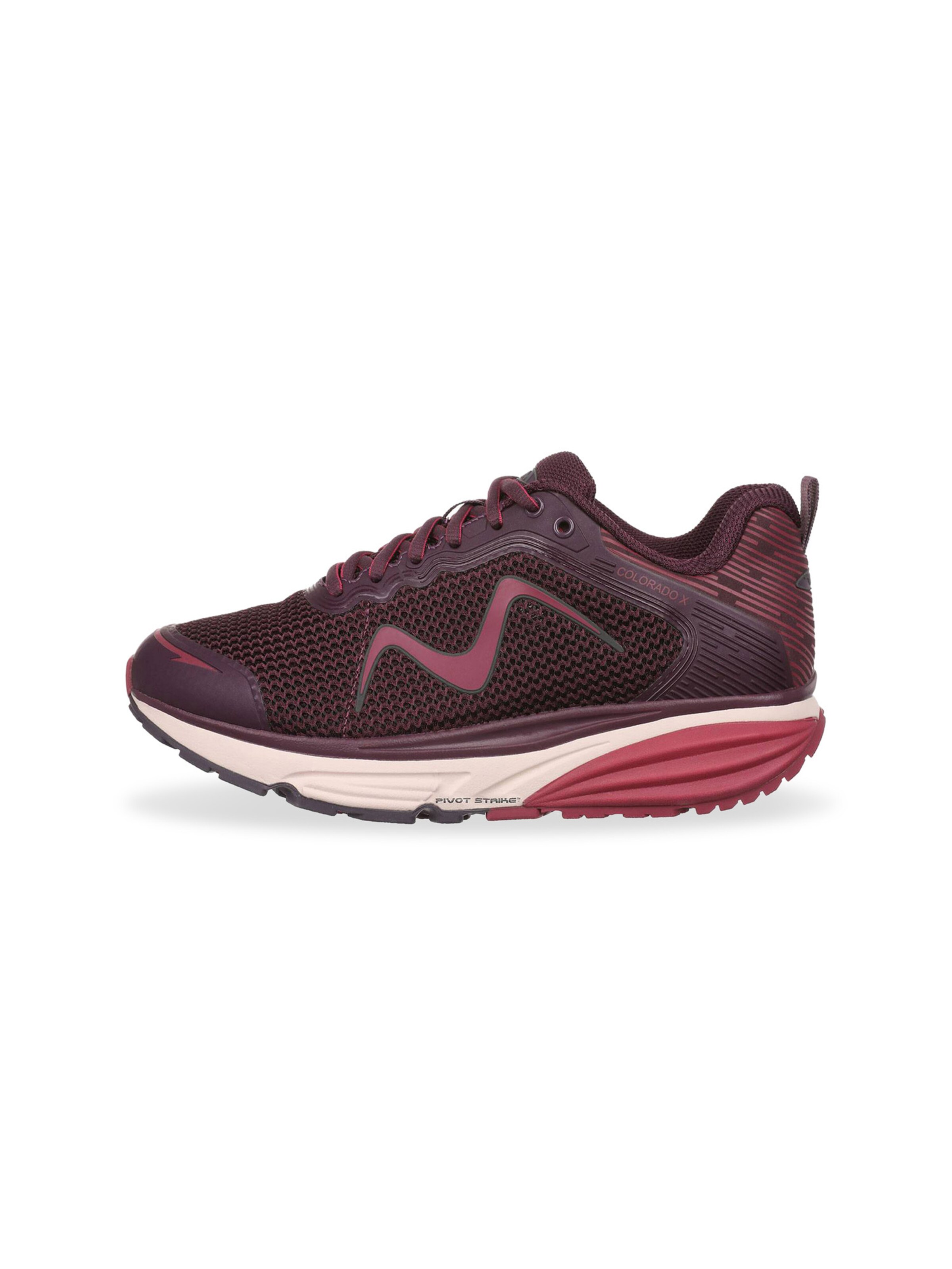 MBT - Sapatilhas slip-on ' COLORADO X ' em vermelho: lateral