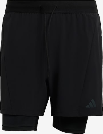 ADIDAS PERFORMANCE Обычный Спортивные штаны 'D4T' в Черный: спереди