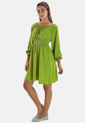 Elara Kjole i grøn