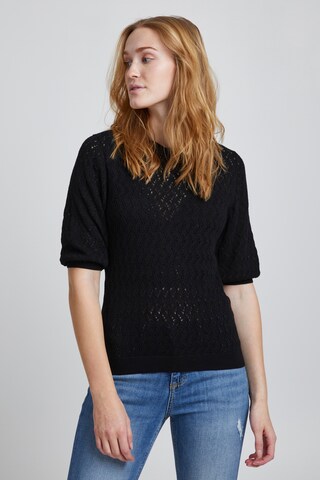 b.young Sweater in Black: front