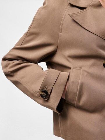 Manteau mi-saison 'PCScarlett' PIECES en marron