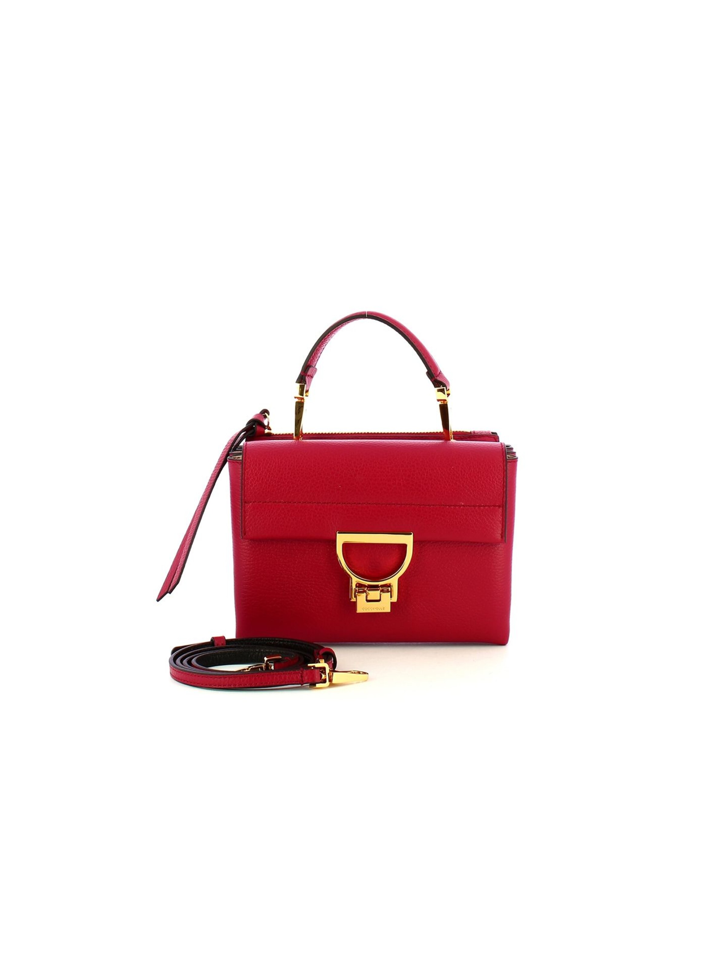 Coccinelle Umhängetasche 'Arlettis Handbag Grained Leather'‌‌‌‌‌‌‌‌‌ in Rot