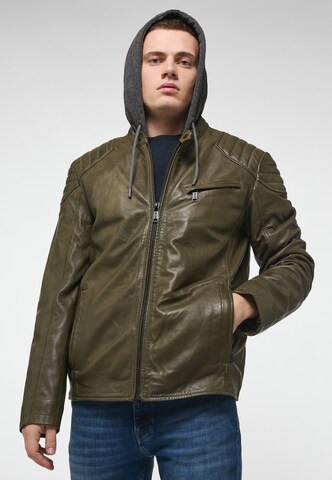 MUSTANG Between-Season Jacket in Green: front