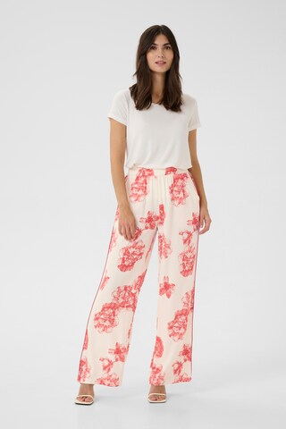 Regular Pantalon 'CUAlexa' CULTURE en blanc
