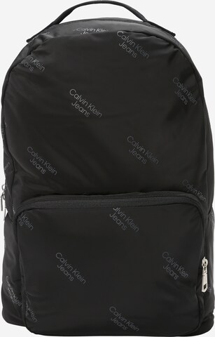 Calvin Klein Jeans - regular Mochila 'ESSENTIALS' en negro: frente