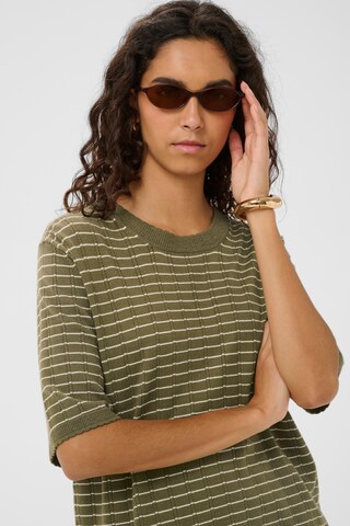 SOAKED IN LUXURY Pullover 'Spina' in Grün