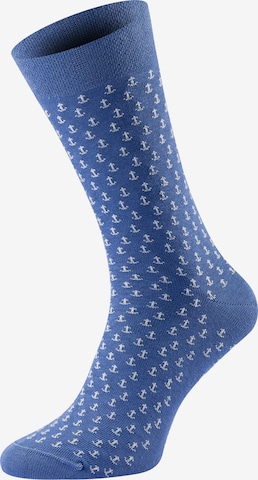 Chili Lifestyle Socks ' Banderole Leisure Socks ' in Blue: front