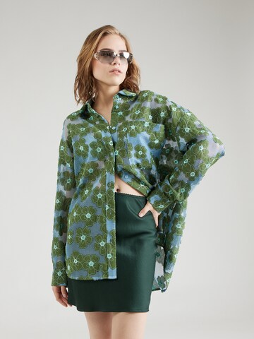 Camicia da donna di Essentiel Antwerp in verde: frontale
