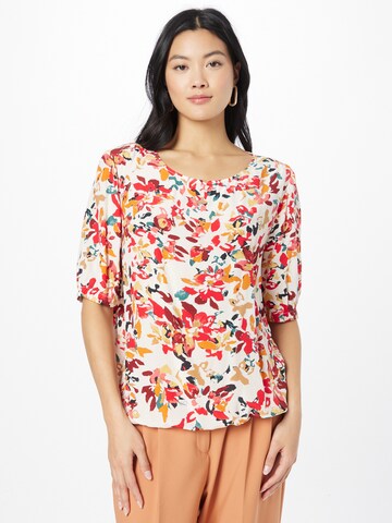 s.Oliver Blouse in Wit: voorkant