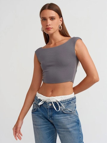 T-shirt Dilvin en gris : devant