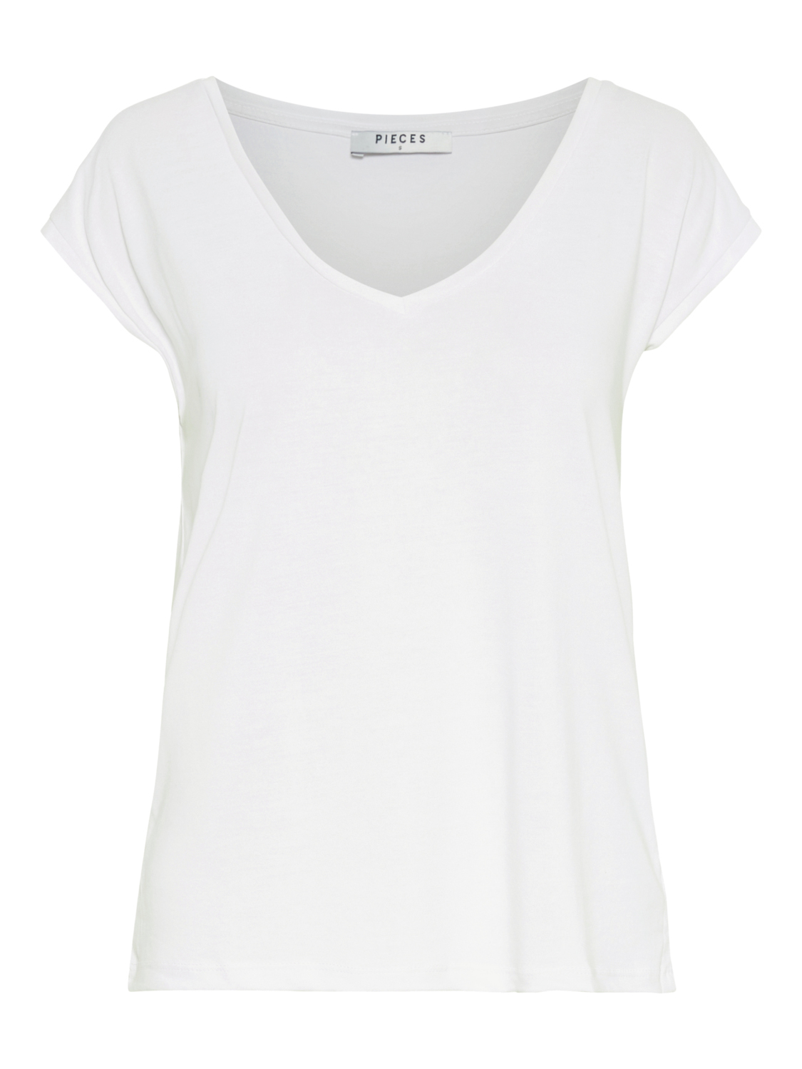 P0zx7 Koszulki & topy PIECES Koszulka Kamala w kolorze Białym 