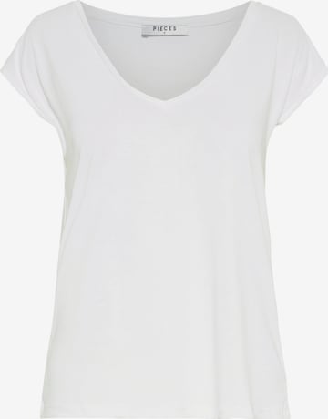 T-shirt 'Kamala' PIECES en blanc : devant