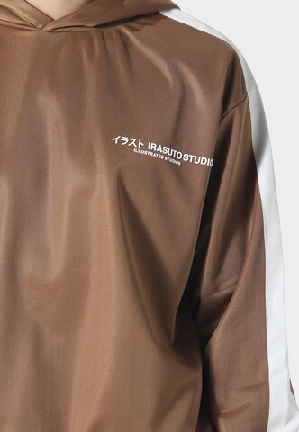 Irasuto Studios Sweatshirt 'Tricote' in Braun