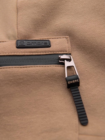 Ombre Tapered Cargobroek in Beige