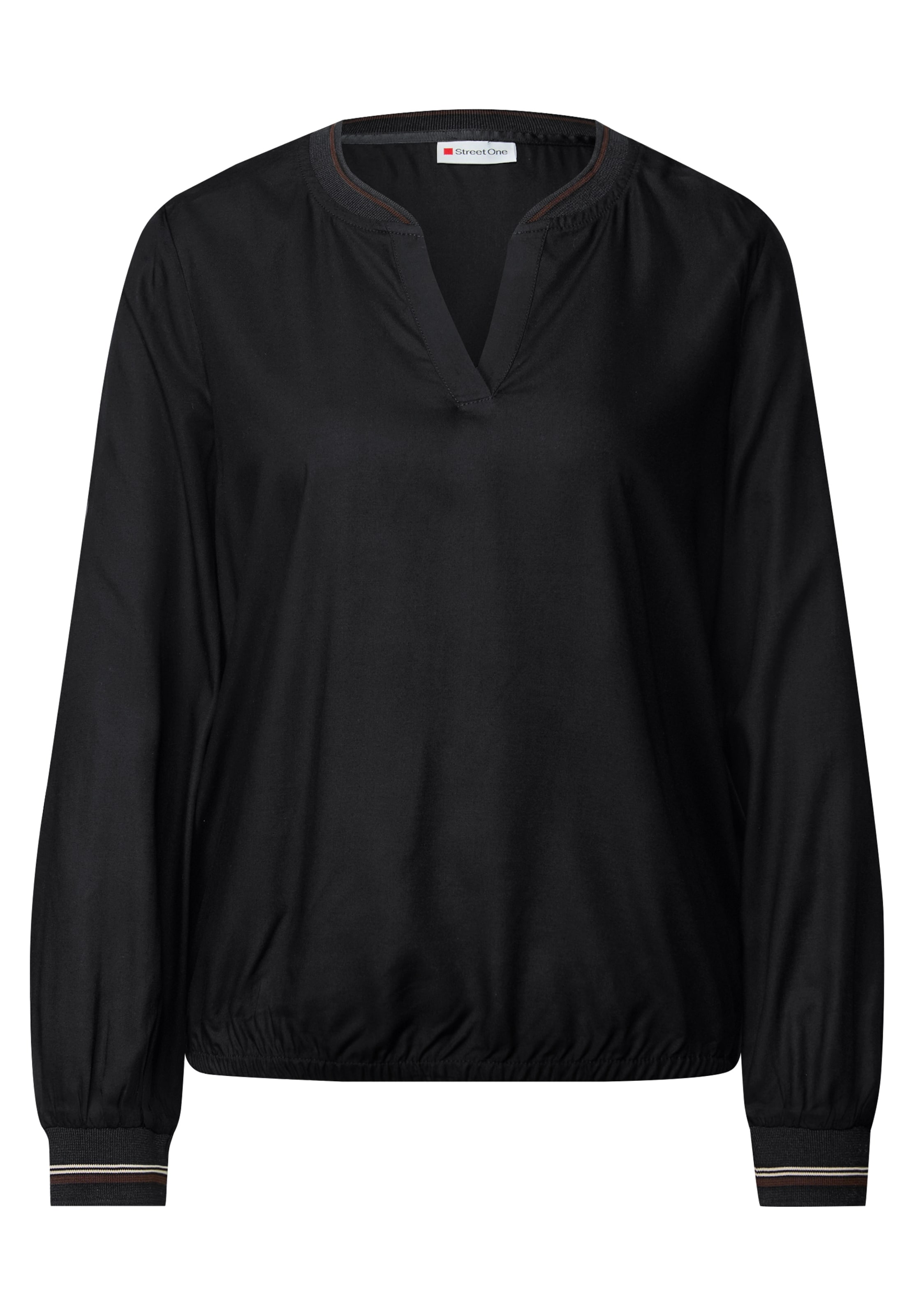 STREET ONE Blouse in Black: front