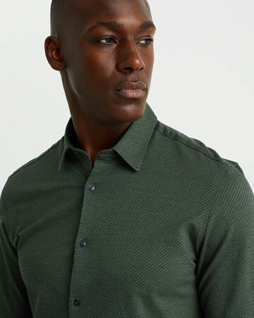 WE Fashion Kitsas lõige Triiksärk, värv roheline