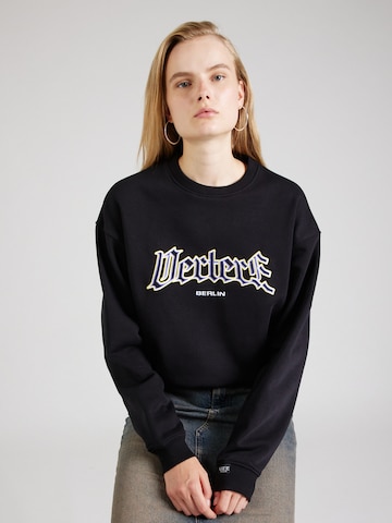 Sweat-shirt Vertere Berlin en noir : devant