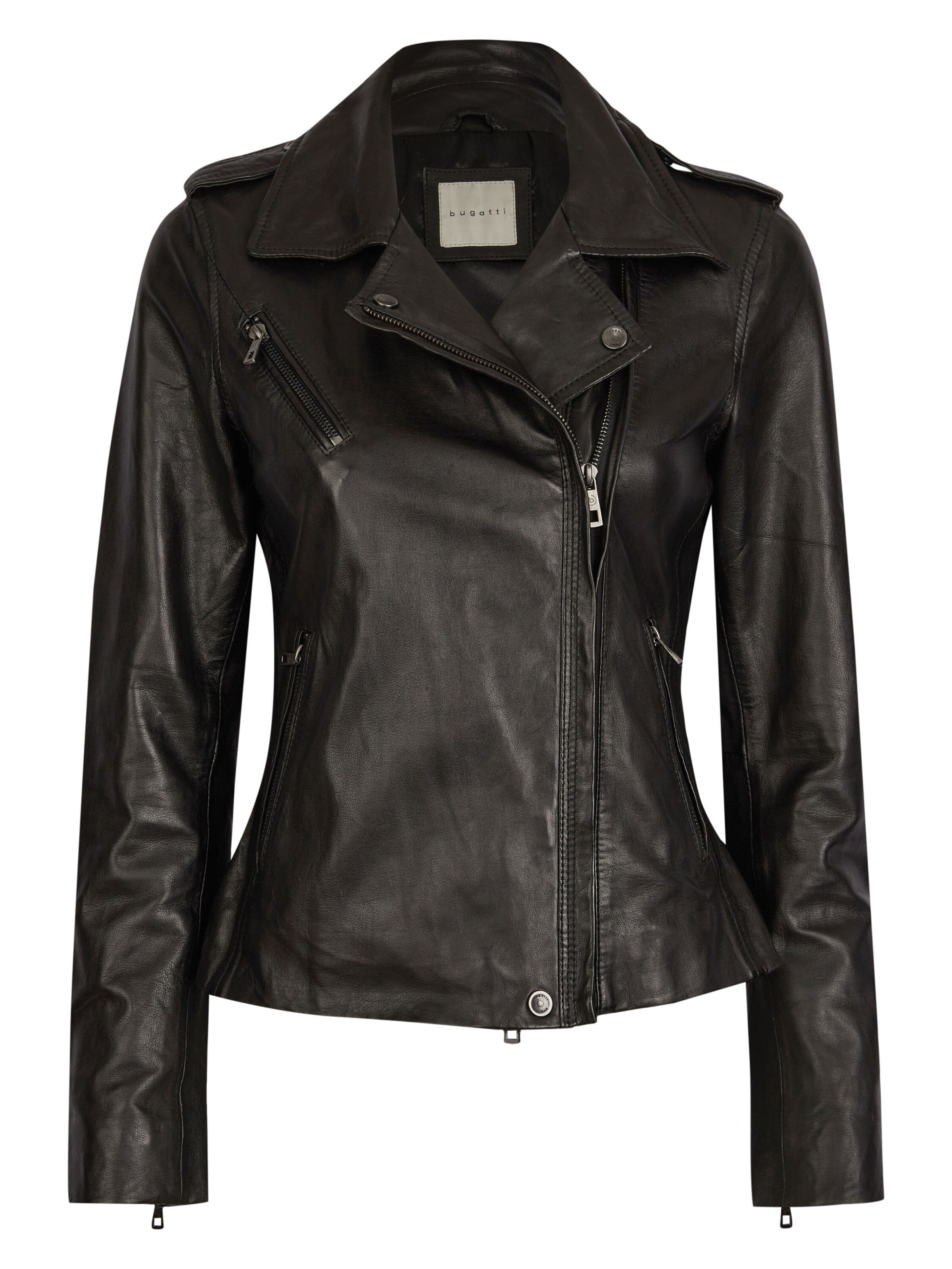 bugatti Tussenjas in Zwart: voorkant