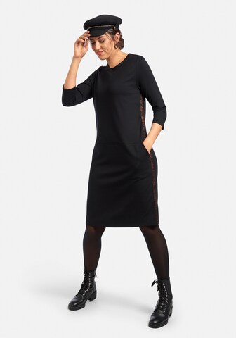 Emilia Lay Jerseykleid in Schwarz: predná strana